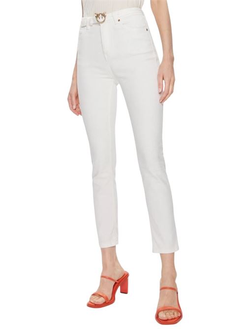 Pantalone susan in bull di cotone stretch Pinko | 100161-AIJM.Z14